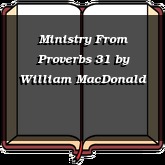 Ministry From Proverbs 31