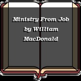 Ministry From Job