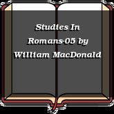 Studies In Romans-05