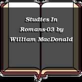 Studies In Romans-03