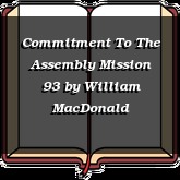 Commitment To The Assembly Mission 93