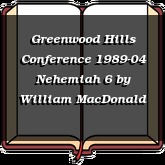 Greenwood Hills Conference 1989-04 Nehemiah 6