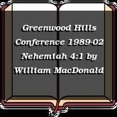 Greenwood Hills Conference 1989-02 Nehemiah 4:1