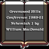 Greenwood Hills Conference 1989-01 Nehemiah 1