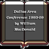 Dallas Area Conference 1993-09