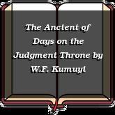 The Ancient of Days on the Judgment Throne