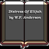 Distress Of Elijah
