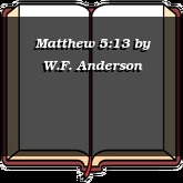 Matthew 5:13