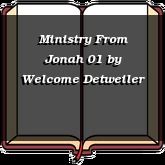Ministry From Jonah 01