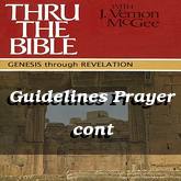 Guidelines Prayer cont
