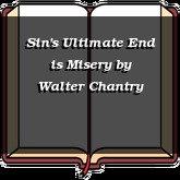 Sin's Ultimate End is Misery