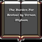 The Burden For Revival