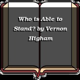 Who is Able to Stand?