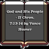 God and His People - II Chron. 7:13-14