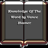 Knowledge Of The Word