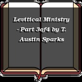 Levitical Ministry - Part 3of4