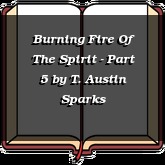 Burning Fire Of The Spirit - Part 5