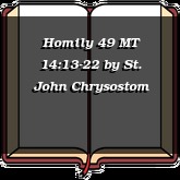 Homily 49 MT 14:13-22