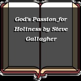 God's Passion for Holiness