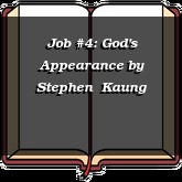 Job #4: God's Appearance