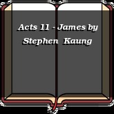 Acts 11 - James