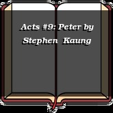 Acts #9: Peter