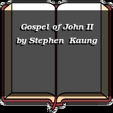Gospel of John II