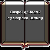 Gospel of John I