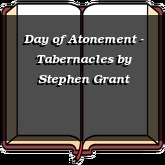 Day of Atonement - Tabernacles