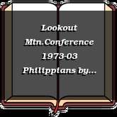 Lookout Mtn.Conference 1973-03 Philippians
