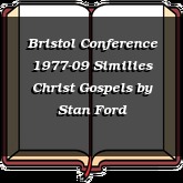 Bristol Conference 1977-09 Similies Christ Gospels