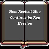How Revival May Continue