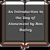 An Introduction to the Day of Atonement