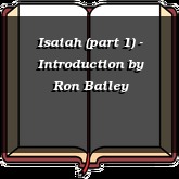 Isaiah (part 1) - Introduction