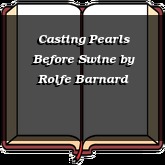 Casting Pearls Before Swine