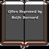 Often Reproved