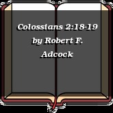 Colossians 2:18-19
