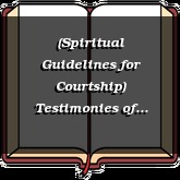 (Spiritual Guidelines for Courtship) Testimonies of Godly Courtship