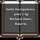 God's Omnipotence - part 1