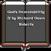 God's Immutability II
