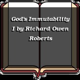 God's Immutability I