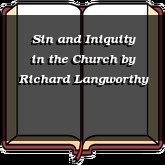 Sin and Iniquity in the Church