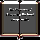 The Urgency of Prayer
