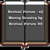 Revival Forum - v2 Manny Beasley
