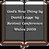 God's New Thing by David Legge