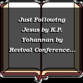 Just Following Jesus by K.P. Yohannan