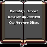 Worship - Great Reviver