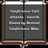 Conference Call Atlanta - Gareth Evans