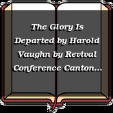 The Glory Is Departed by Harold Vaughn