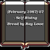 (February 1987) 07 - Self Rising Bread